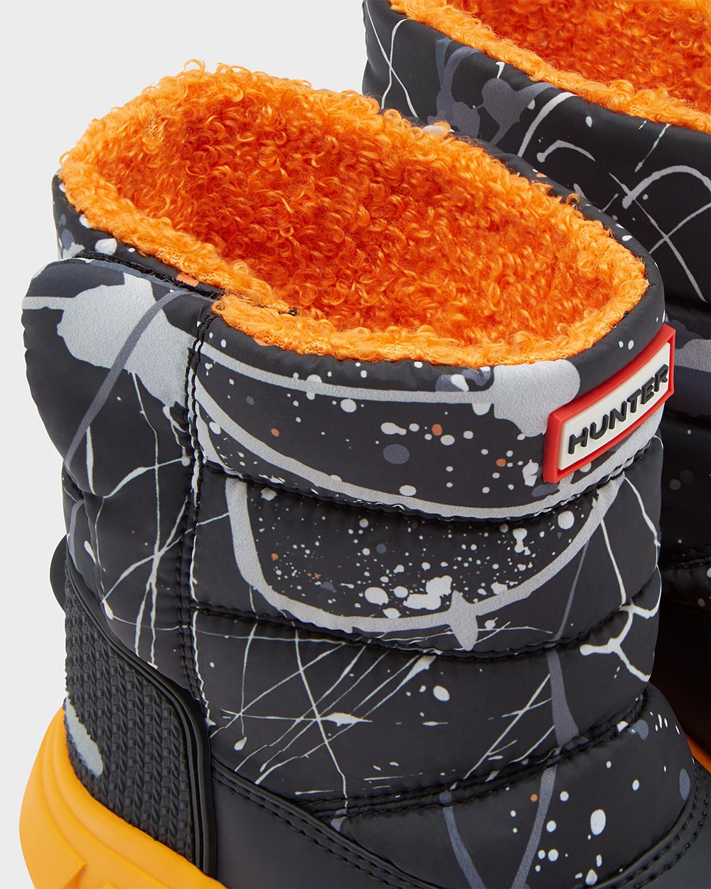 Botas De Neve Hunter Criança Cinzentas Pretas - Original Little Insulated - 75KZULPDO
